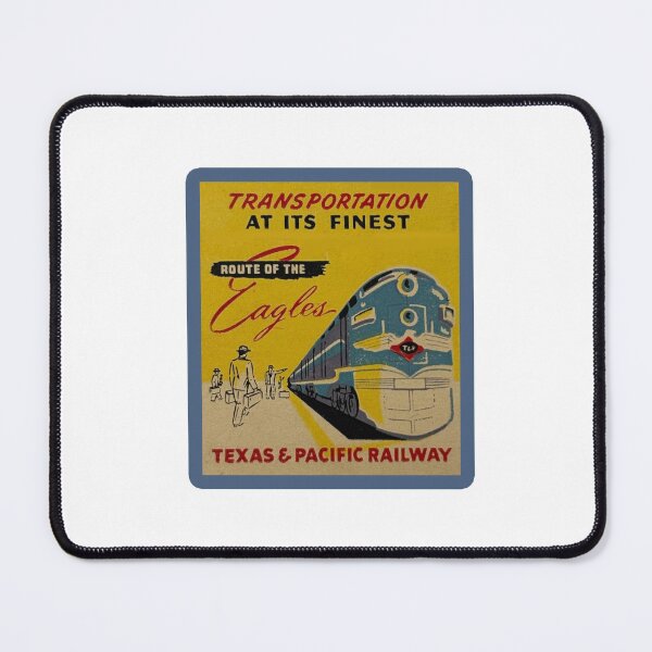 Item preview, Vintage Texas and Pacific Railway Company - Route Of The Eagles designed and sold by QuayTradingCo.