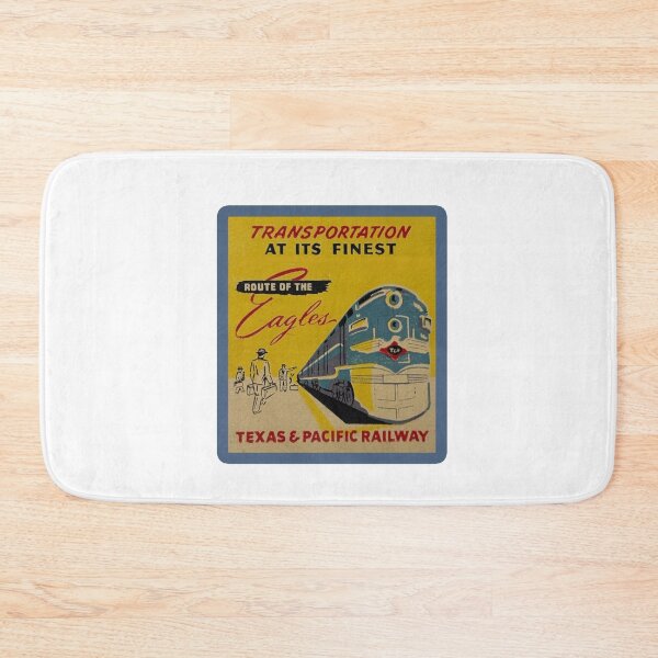 Item preview, Vintage Texas and Pacific Railway Company - Route Of The Eagles designed and sold by QuayTradingCo.