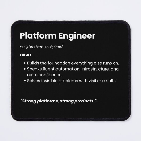 Item preview, Platform Engineer Definition Shirt | Funny Tech Gift for DevOps & Cloud Teams designed and sold by Yuli Club.