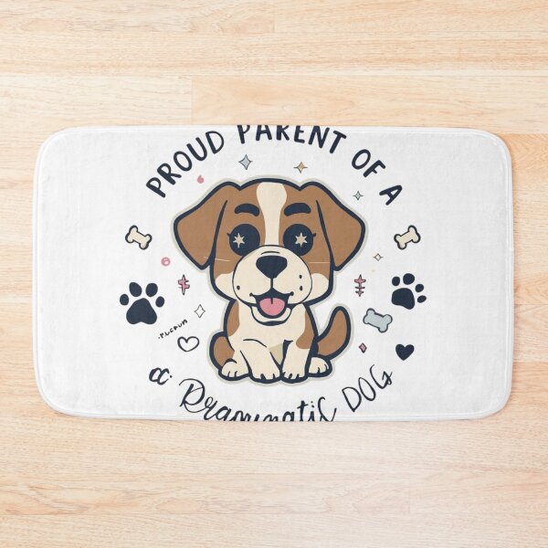 Item preview, Proud Parent of a Dramatic Dog T‑Shirt – Funny Dog Lover Gift for Pet Moms & Dads designed and sold by GAIDREDA.
