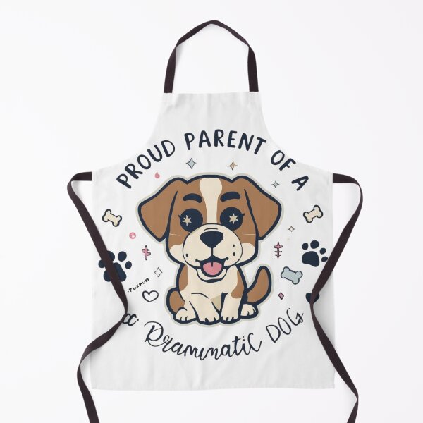 Item preview, Proud Parent of a Dramatic Dog T‑Shirt – Funny Dog Lover Gift for Pet Moms & Dads designed and sold by GAIDREDA.