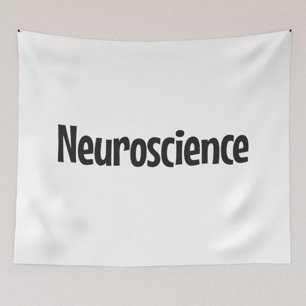 Item preview, Neuroscience in black text designed and sold by Think4Prints.