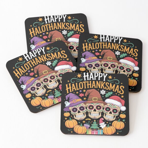 Item preview, Halloween Thanksgiving Christmas Happy HalloThanksMas 15  designed and sold by InspiredFoul.