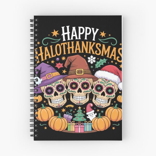 Item preview, Halloween Thanksgiving Christmas Happy HalloThanksMas 15  designed and sold by InspiredFoul.