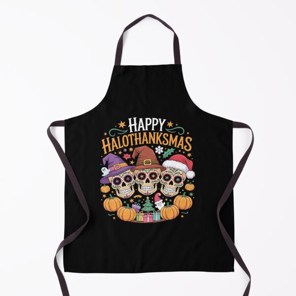 Item preview, Halloween Thanksgiving Christmas Happy HalloThanksMas 15 designed and sold by InspiredFoul.