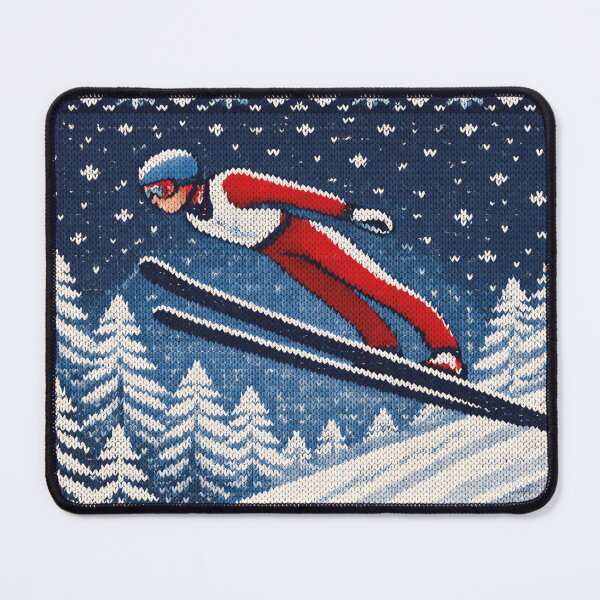 Item preview, Great knitting pattern with ski jumpers designed and sold by Mauswohn.