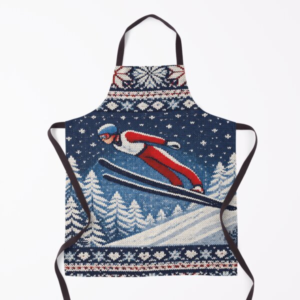 Item preview, Great knitting pattern with ski jumpers designed and sold by Mauswohn.