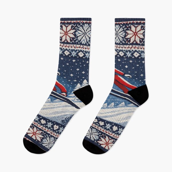 Item preview, Great knitting pattern with ski jumpers designed and sold by Mauswohn.