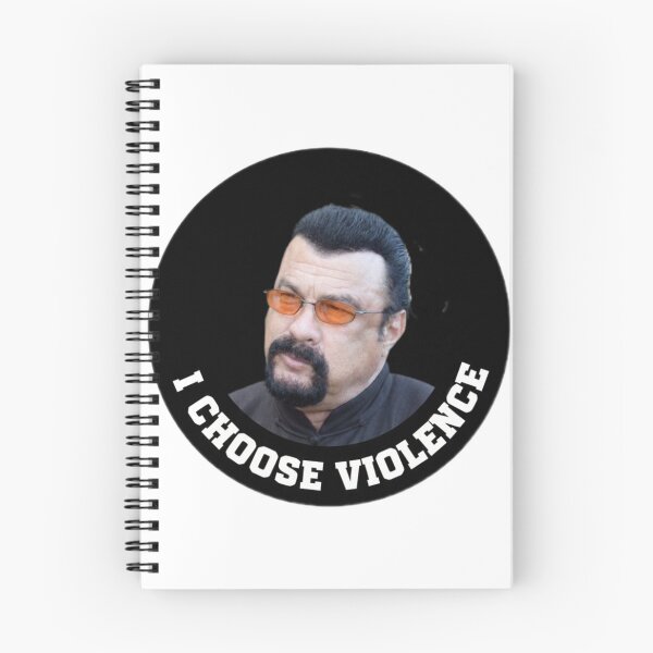 Artikelvorschau, Steven Seagal Ich wähle Gewalt entworfen und verkauft von Pattern Unhinged.