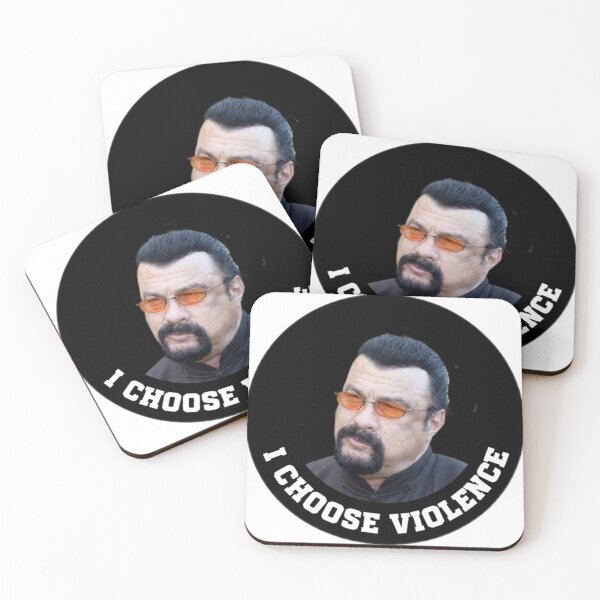 Item preview, Steven Seagal I Choose Violence designed and sold by Pattern Unhinged.