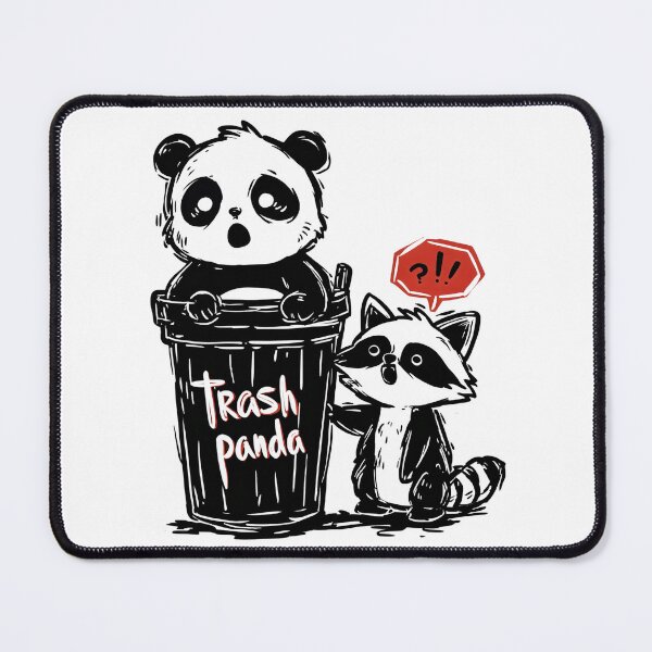 Item preview, Trashed Panda and Raccoon designed and sold by PigmalionArt.