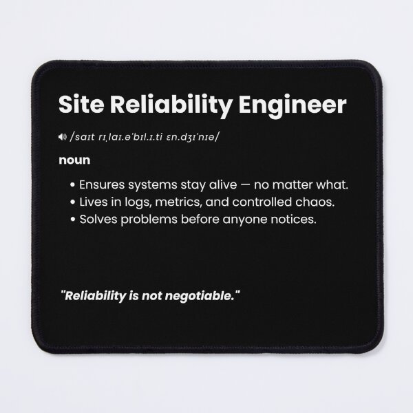 Item preview, Site Reliability Engineer Definition Shirt | SRE Gift for DevOps & Cloud Professionals designed and sold by Yuli Club.