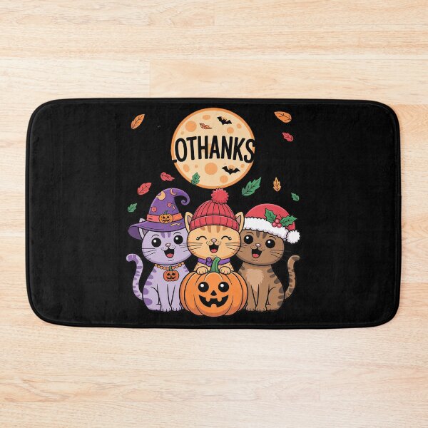 Item preview, Halloween Thanksgiving Christmas Happy HalloThanksMas Cats02  designed and sold by InspiredFoul.