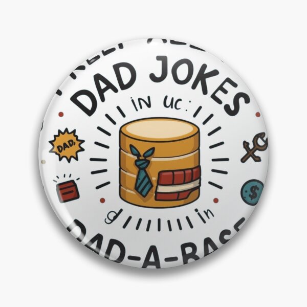 Item preview, Dad Jokes in A Dad-A-Base T-Shirt – Funny Pun Gift for Cat Dads & Pun Lovers designed and sold by GAIDREDA.