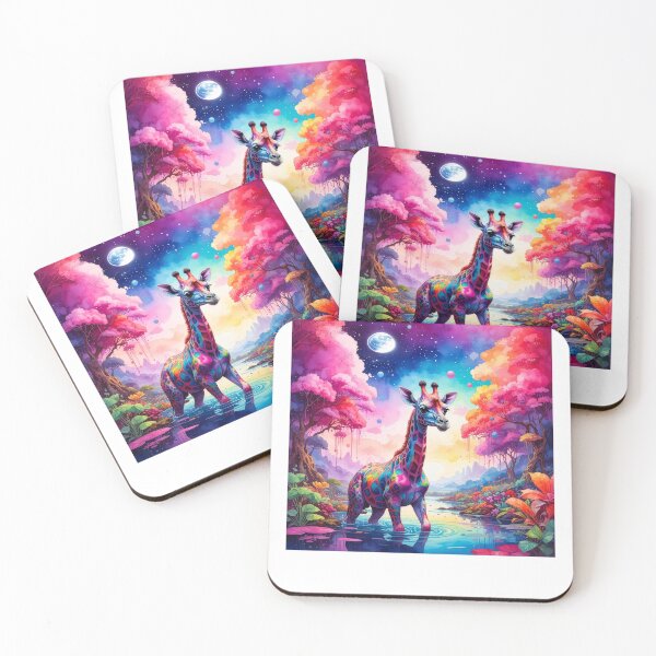 Item preview, Cosmic Journey of the Giraffe designed and sold by TreeWyzard Creations.