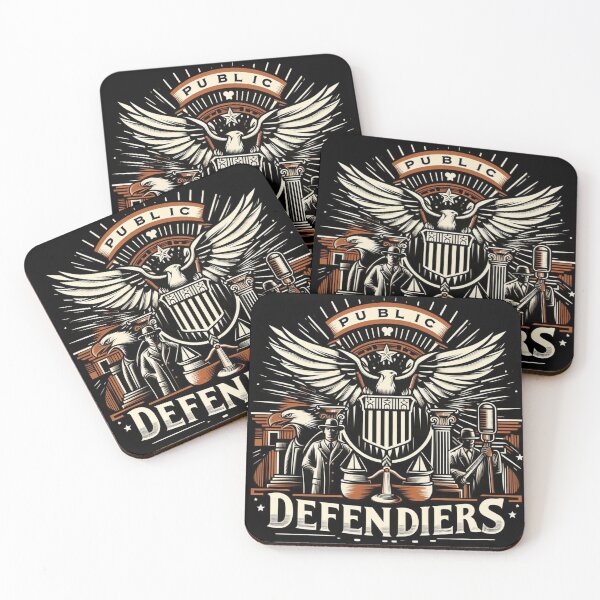 Item preview, Public Defenders Emblem – Justice Eagle Legal Defense Artwork designed and sold by AYACHI90.