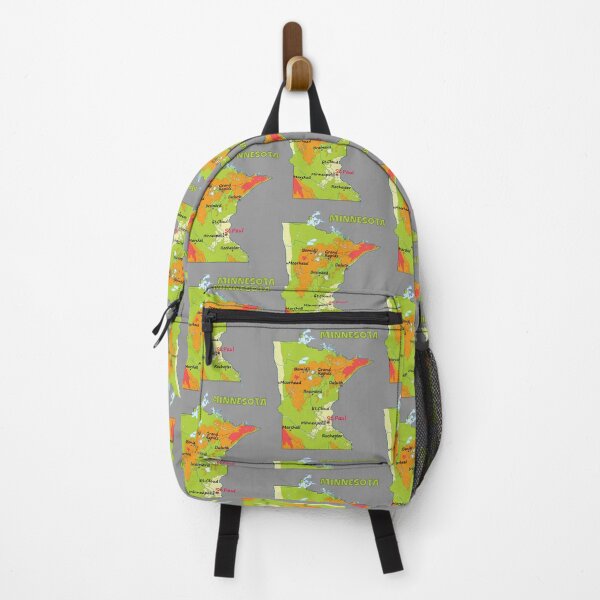 Item preview, Minnesota Map, The North Star State Vintage Topography designed and sold by mashmosh.