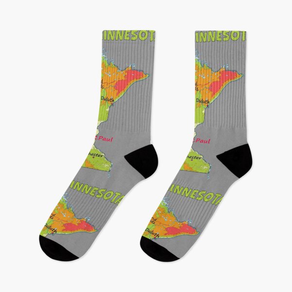 Item preview, Minnesota Map, The North Star State Vintage Topography designed and sold by mashmosh.