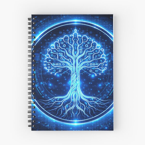 Item preview, Futuristic Tree of Life – Spiritual AI Energy Symbol designed and sold by MajeDesigns.