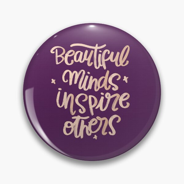 Item preview, Beautiful Minds Inspire Others. | Motivational & Inspirational Success Quote designed and sold by Maltachi Designs.