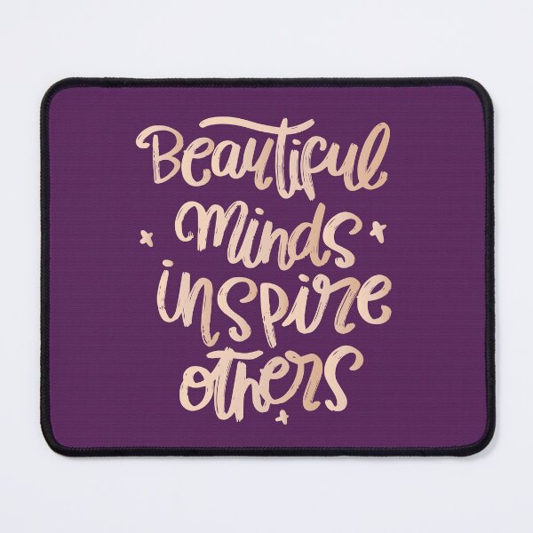 Item preview, Beautiful Minds Inspire Others. | Motivational & Inspirational Success Quote designed and sold by Maltachi Designs.