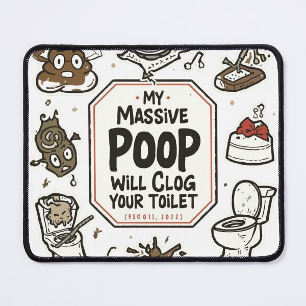 Item preview, My Massive Poop Will Clog Your Toilet T-Shirt – Funny Cat Owner Gift, Pet Humor Tee designed and sold by GAIDREDA.