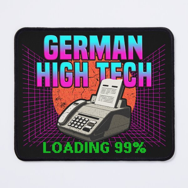 Item preview, German High-Tech Fax Machine | Digitalization Germany Meme | Vaporwave Satire designed and sold by VariousGoodies.