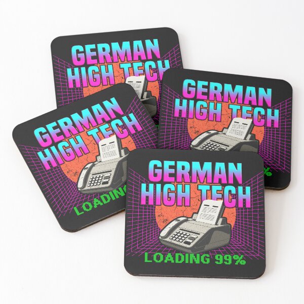 Item preview, German High-Tech Fax Machine | Digitalization Germany Meme | Vaporwave Satire designed and sold by VariousGoodies.