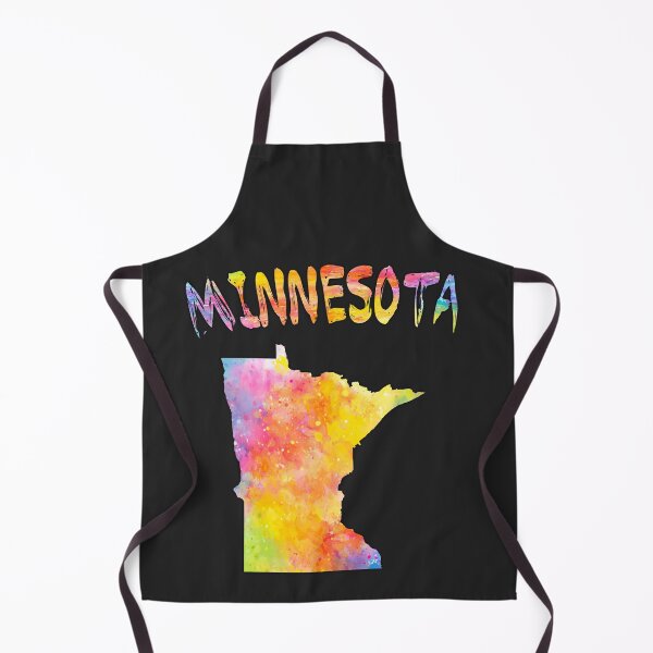 Item preview, Minnesota Watercolor State Pride - Artistic Rainbow Map designed and sold by mashmosh.