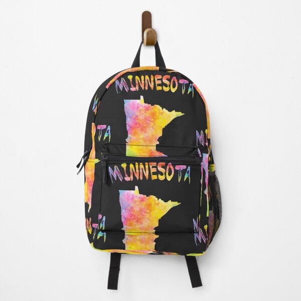 Item preview, Minnesota Watercolor State Pride - Artistic Rainbow Map designed and sold by mashmosh.