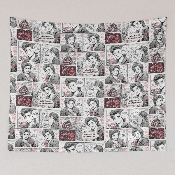 Item preview, Here Goes Nothing – Retro Heartthrob Valentine Manga Comic designed and sold by Mirosi-S.