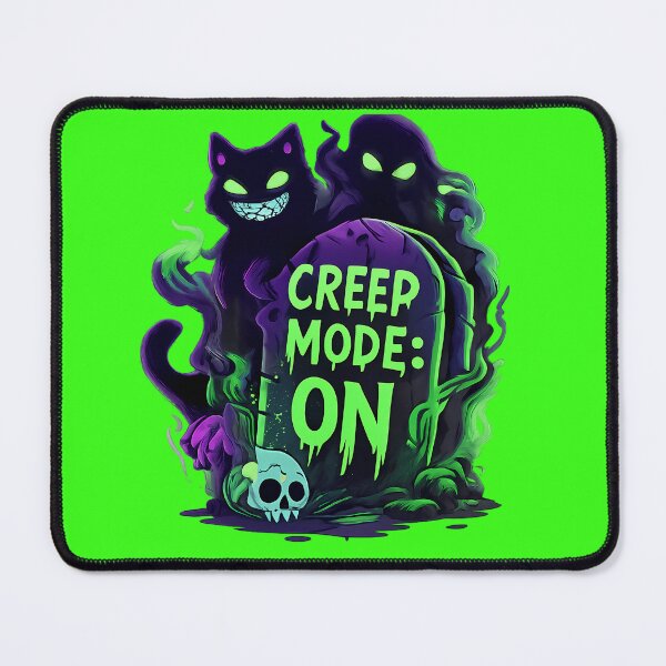 Item preview, Creep Mode On – Playful Spooky Cat & Ghost Design designed and sold by TeeSpectrume.