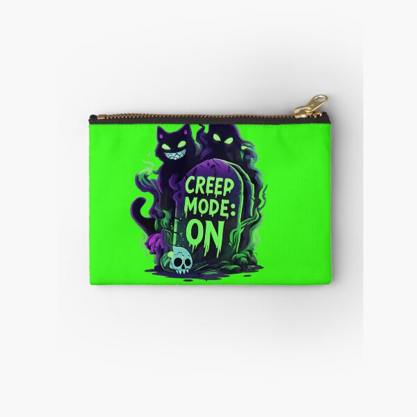 Item preview, Creep Mode On – Playful Spooky Cat & Ghost Design designed and sold by Retro Rascals Co..