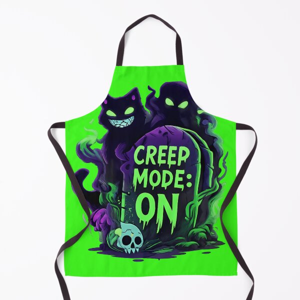 Item preview, Creep Mode On – Playful Spooky Cat & Ghost Design designed and sold by TeeSpectrume.