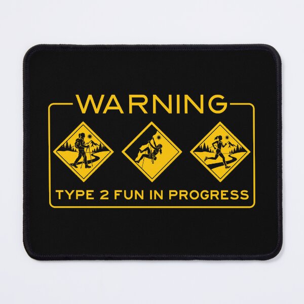 Item preview, Type 2 Fun Female Climber Funny Trail Running Hiking Gift designed and sold by KnotQualified.
