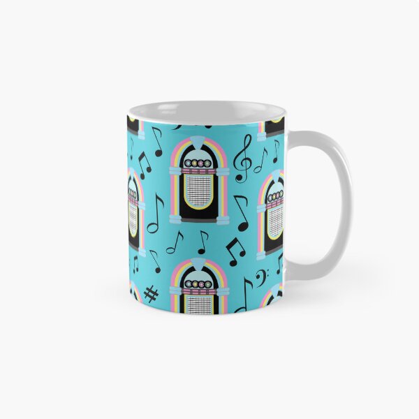Item preview, 50s Diner Retro Music Sock Hop Party Vintage Jukebox Record Music Notes designed and sold by bestggraphico.