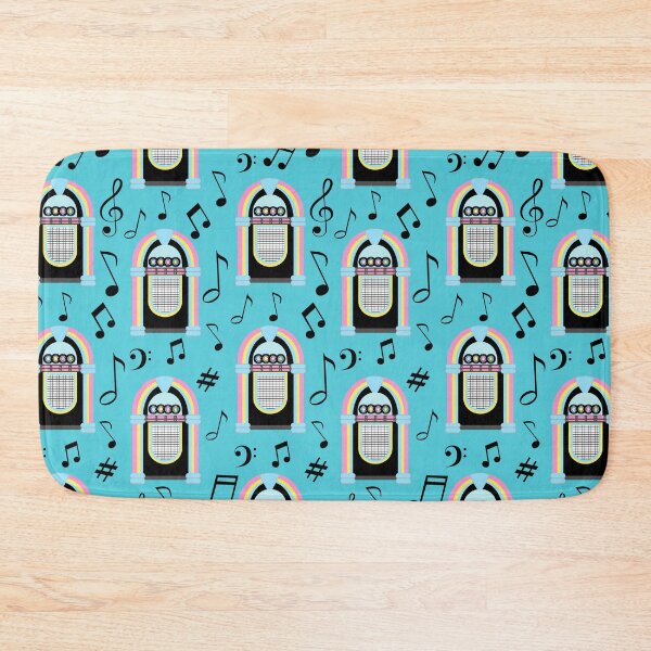 Item preview, 50s Diner Retro Music Sock Hop Party Vintage Jukebox Record Music Notes designed and sold by bestggraphico.