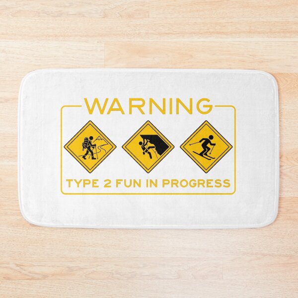 Item preview, Warning Type 2 Fun Funny Climbing Hiking Skiing Gear Gift designed and sold by KnotQualified.