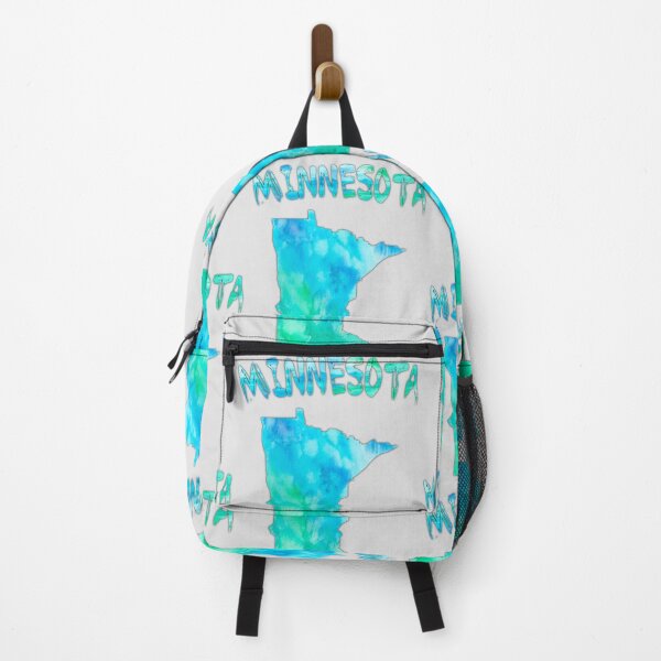 Item preview, Minnesota Watercolor State Pride – Artistic Blue & Teal Map designed and sold by mashmosh.