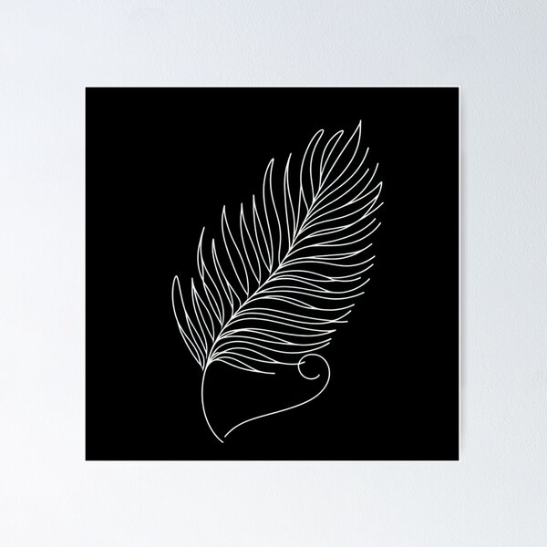 Item preview, Minimal Botanical Leaf – One Line Art designed and sold by ArminGreen.