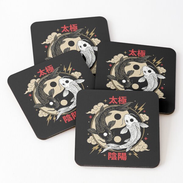 Item preview, Taiji Yin Yang Koi Fish Balance Japanese Art designed and sold by zzz888.