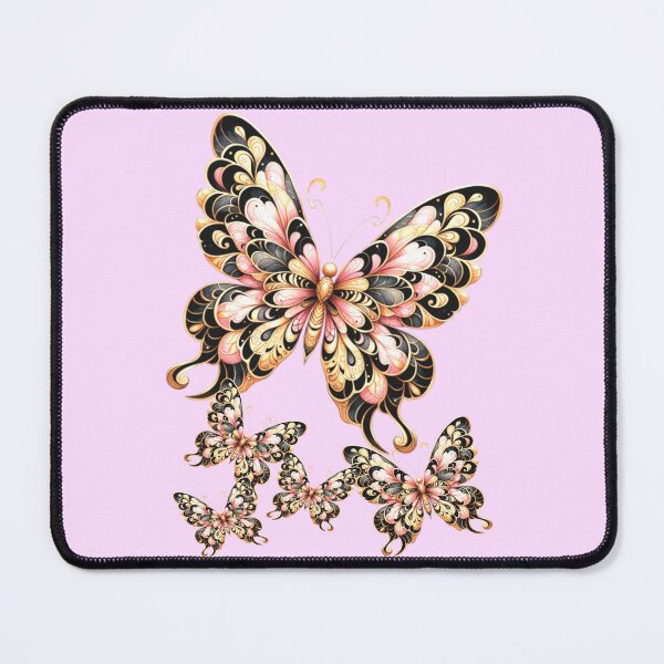 Item preview, pink and black fantasy butterflies designed and sold by LoneAngel.