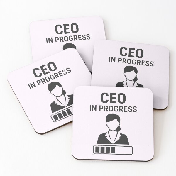 Item preview, CEO IN PROGRESS designed and sold by TheWonkyEaselCo.