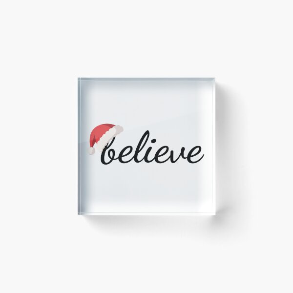 Item preview, Believe Christmas Design – Festive Holiday Quote with Magical Winter Vibes designed and sold by PixelWaveBD.