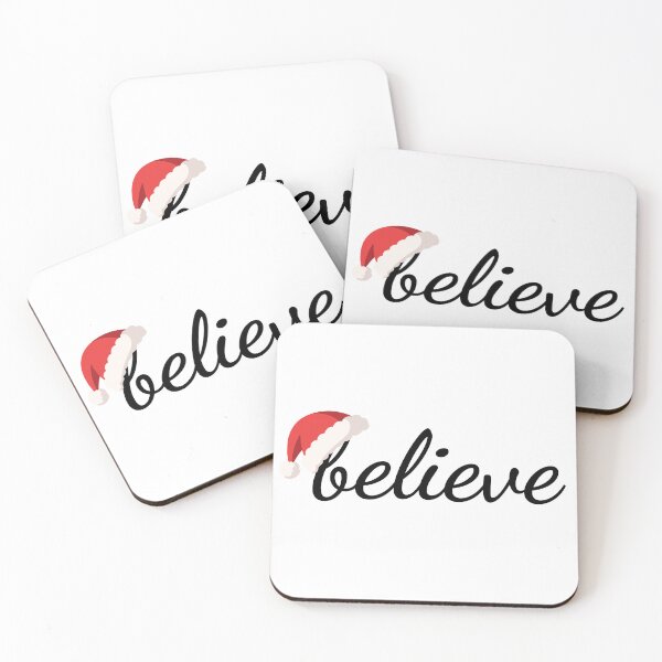 Item preview, Believe Christmas Design – Festive Holiday Quote with Magical Winter Vibes designed and sold by PixelWaveBD.