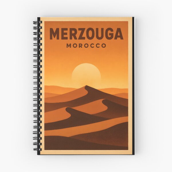 Item preview, Merzouga Sunset Poster - Erg Chebbi Silhouette Harsh Survival Gradient designed and sold by Cosmopolis.