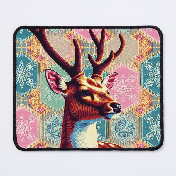 Item preview, Graceful Deer, Traditional Textiles designed and sold by Vanich-Panich.