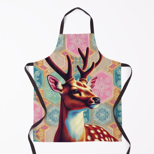 Item preview, Graceful Deer, Traditional Textiles designed and sold by Vanich-Panich.