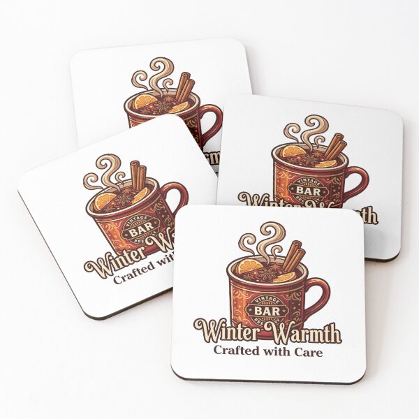 Item preview, Spiced Winter Warmer Hot Toddy Bar Art designed and sold by OneLineBar.