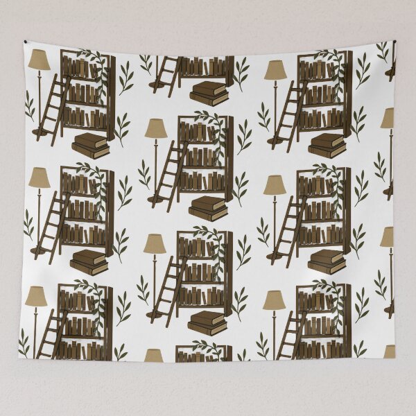 Item preview, Quiet Home Library – Cozy Reading Shelf Scene designed and sold by thtCMRAguy.